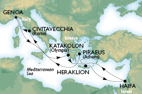 MSC Fantasia 11 Nights Mediterranean