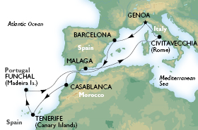 MSC Fantasia 11 Nights Mediterranean