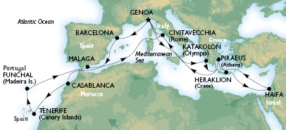 MSC Sinfonia 7 Nights Mediterranean